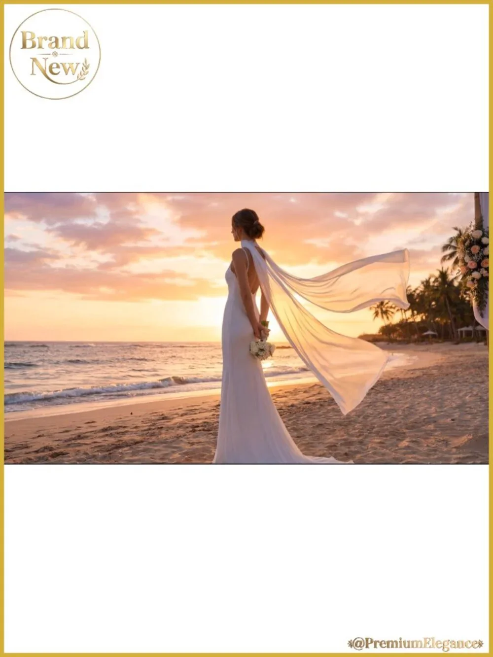 Chiffon Wedding Shawl Wrap 59 Inch Bridal Scarf